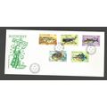 St. Vincent 1977 Carnival FDC. Fish overprints....