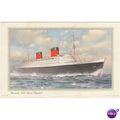 Cunard Steam Ship Company Queen Elizabeth Ocean...