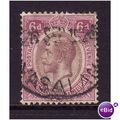 NYASALAND 1921 SG 107 6d dull and bright purple...