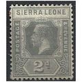 Sierra Leone 1922 SG134 2d Grey Mounted Mint...