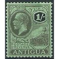 Antigua 1929 SG76 1/- Black/Emerald Mounted Min...