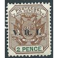 Transvaal 1900 SG228 2d Brown & Green (thin) Mo...