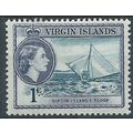 Virgin Islands 1956 SG150 1c Turquoise-Blue & S...