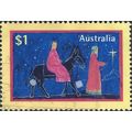 AUSTRALIA, CHRISTMAS, Ride to Bethlehem, blue &...