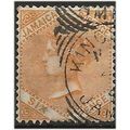 Jamaica 1890 SG23 6d Deep Yellow Wmk Crown CA G...