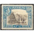 Aden 1945 SG23a 14a Sepia & Light Blue Mounted ...