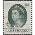 Australia 1963-5 5d Value. Green Fine Used