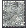 India 1911 - SG 201 - KGV 3p grey - used 11