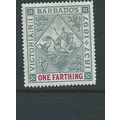 barbados stamps sg116 sg 116 mild creasing nice...