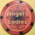 Angel's Ladies. Brothel Casino Chip. Beatty, NV...