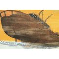 Hughie O'Donoghue Ship Departure Hand Painting ...