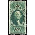 R101c, Used Superb $50 Revenue Perforated Stamp...