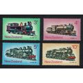 New Zealand Steam Locomotives Trains 4v 1973 MN...