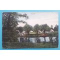 Shiplake (camping scene) - Oxfordshire Edwardia...