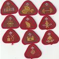 Scout Badges - 10 x Cub Proficiency 1967/03 - B...