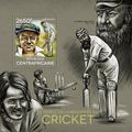 CENTRAL AFRICA 2014 SHEET MNH CRICKET SPORTS 3A