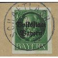 GER (BAVARIA) 1919 7.5pf KING LUDWIG III' (OVPT...
