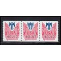 CVP33 47c Shield Very Fine MNH Strip of 3 PA5359