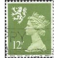 SCOTLAND, Queen Elizabeth II, Machin, light gre...