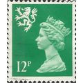 SCOTLAND, Queen Elizabeth II, Machin, green 198...