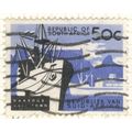 South Africa 1961 - 50c ultramarine/black - Cap...