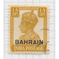 BAHRAIN 1942 KG6 INDIA OVERPRINTED ONE & HALF A...