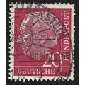 GERMANY 1954 Dr. Heuss 20pf Sc#710 USED @M486