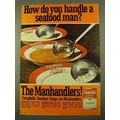 1970 Campbell's Manhandlers Soup Ad - Oyster Stew