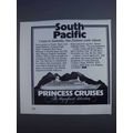 1980 Princess Cruises Ad - South Pacific