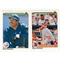 Lot of Two 1990 Upper Deck Dave Winfield baseba...