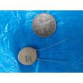 NOS 2 X 1650pF Capacitors 3KV