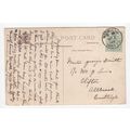 1908 Wickham Hants Single Ring Postmark on Post...