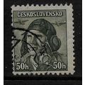 CZECH REPUBLIC 1945 WAR HEROES 50H GREEN STAFF ...