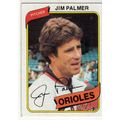 1980 Topps Jim Palmer baseball card #590