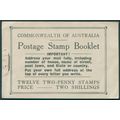 Australia 1935 2s booklet with 2d red SG127w x1...