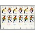 1698b, MNH 13¢ - Olympics Imperforate PL# Block...