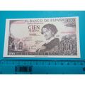 Espana Spain 1965 100 Pesetas Banknote Reproduc...
