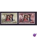 ANGUILLA 1972 SILVER WEDDING SET 2 VALS FINE USED