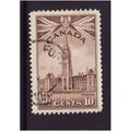 CANADA 1942 10c BROWN PARLIAMENT BUILDING SG 38...