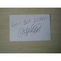 Tupele Dorgu (Coronation Street) hand signed RA...