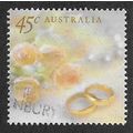AUS 1999 45c 'GREETINGS - WEDDING RINGS' FINE U...