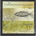 CKI 2009 55c 'DARWINS NOTEBOOK' FINE USED (EBID...