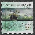 CKI 2009 55c 'ENGLISH EAST INDIAMAN' FINE USED ...