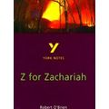 York Notes Z For Zachariah Everything You Need ...