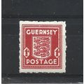 Guernsey.SG2 1d Arms of Guernsey (Scarlet).Moun...