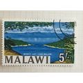 Malawi QEII 1965 5/- Monkey Bay Lake Malawi Use...