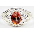 Twilight Fire Topaz, 925 Sterling Silver Ring, ...