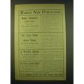 1902 A.S. Barnes Ad - Barnes' new Publications