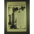 1933 American Telephone and Telegraph Company A...