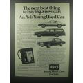 1979 Avis Rent a Car Ad - The next best thing to buying a new car